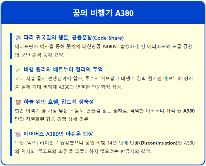 꿈의 비행기 A380 1