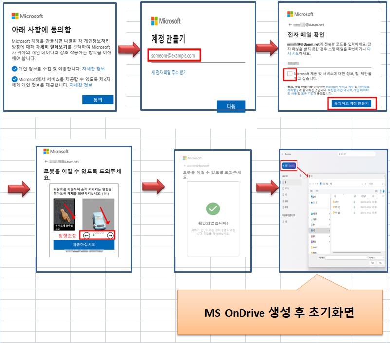 MS 원드라이브(OneDrive) 사용(초기등록) 2