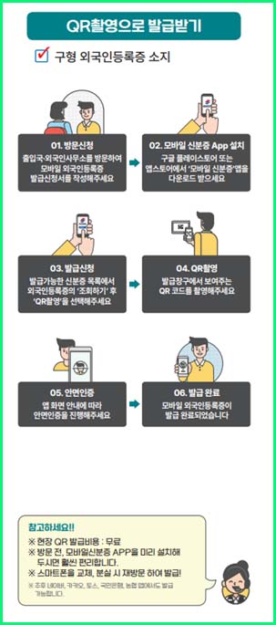 외국인등록증 모바일 발급 순서 2