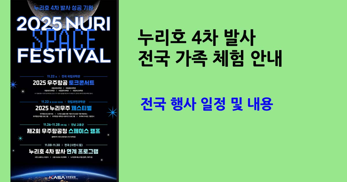 누리호4차발사체험