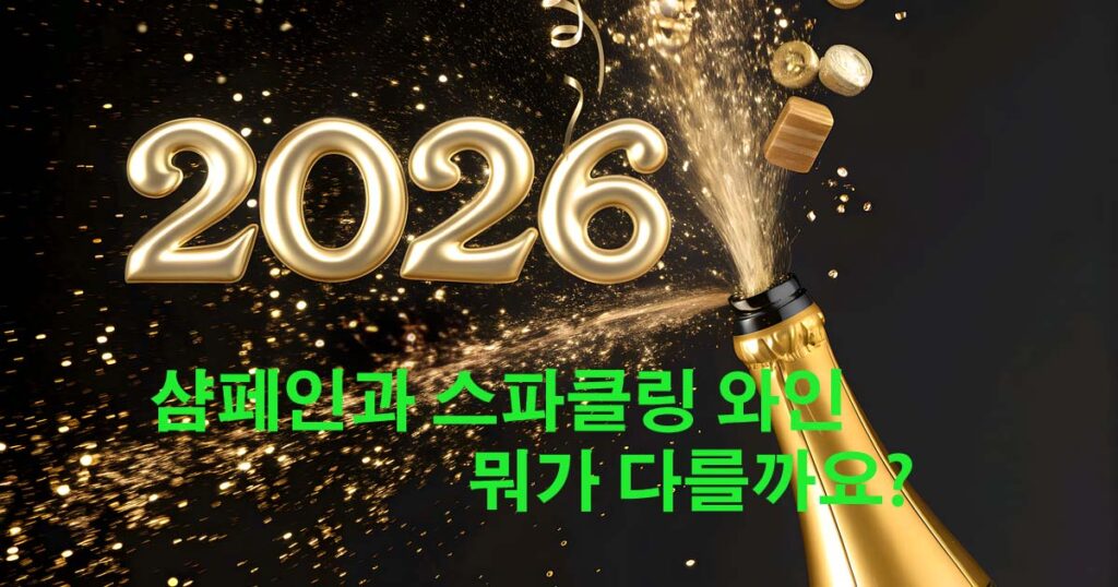 스파클링와인의차이