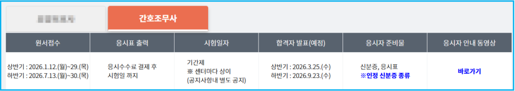 간호조무사 요양보호사 자격시험 자주하는 질문 2