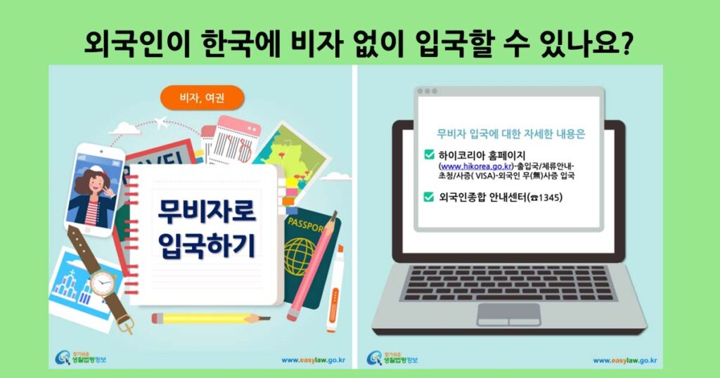 무비자한국입국