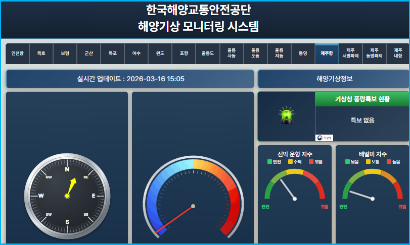 섬 여행 필수템, 실시간 바다 날씨 확인하는 방법 2